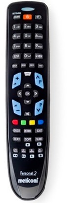 Telecomando Tv Meliconi 806066 Gumbody Personal 2 Per Lg Black