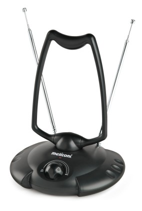 Antenna Digitale Terrestre Meliconi Amplificata Per Interni At38 Plus