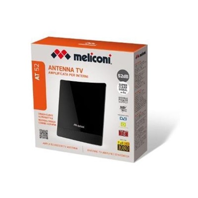 Antenna Digitale Terrestre Meliconi Amplificata Per Interni Hd At 52