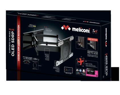 Supporto Monitor Parete Meliconi Oled Sdrp Slimstyle Plus Oled Sdrp Fi