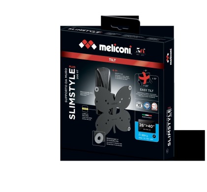 Supporto Monitor Parete Meliconi Slimstyle Plus 200 St Slimstyle Plus