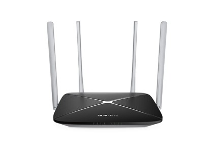 Mercusys AC12 router wireless Fast Ethernet Dual-band (2.4 GHz/5 GHz) Nero