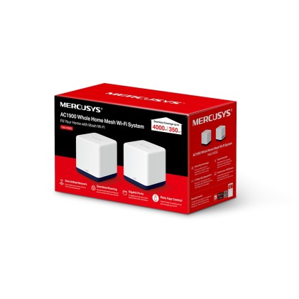 Mercusys Halo H50G(2-pack) Dual-band (2.4 GHz/5 GHz) Wi-Fi 5 (802.11ac) Bianco 3 Interno