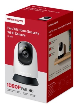 Mercusys MC200 telecamera di sorveglianza Lampadina Interno 1920 x 1080 Pixel Soffitto/Scrivania