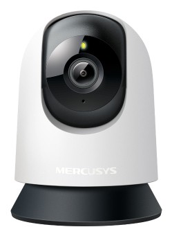 Telecamera di sicurezza IP WiFi Mercusys MC210 FullHD 1080p - Visione notturna - Rilevamento del movimento - Vista panoramica a 360&deg; - Controllo vocale
