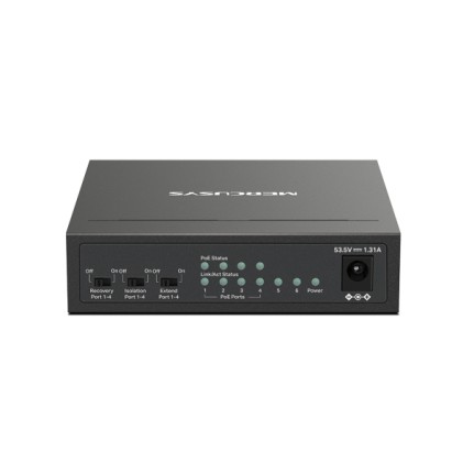 Switch Desktop Ms106P  Poe 6P Gigabit Rj45 4Poe+ Fino 65W