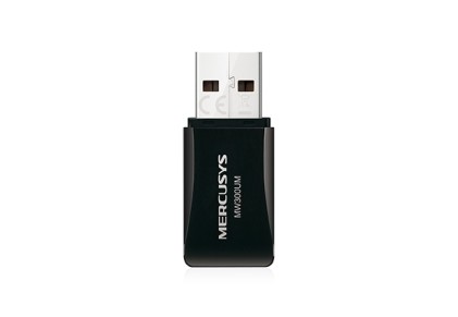 Mercusys MW300UM scheda di rete e adattatore Interno USB 300 Mbit/s