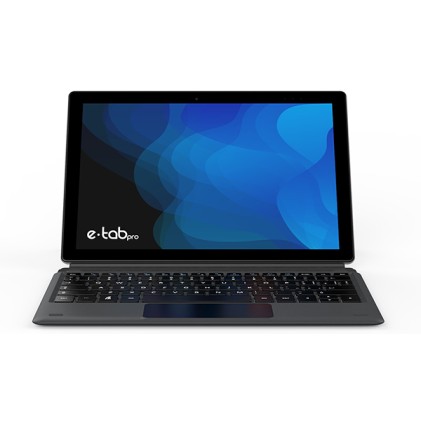 Microtech E-Tab 10.1" Pro4 Wifi 8Gb 128Gb Windows 10 Pro Con Tastiera Inclusa Grigio