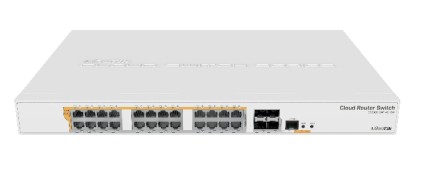 MIKROTIK CRS328-24P-4S+RM PoE Switch 24x RJ45 1000Mb/s 4x SFP+ Dual Boot PoE Budget 500W