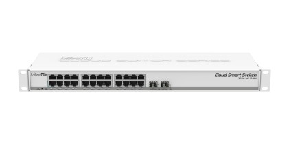 Mikrotik CSS326-24G-2S+RM switch di rete Gestito Gigabit Ethernet (10/100/1000) Bianco 1U Supporto Power over Ethernet (PoE)