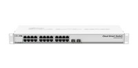 Mikrotik CSS326-24G-2S+RM switch di rete Gestito Gigabit Ethernet (10/100/1000) Bianco 1U Supporto Power over Ethernet (PoE)