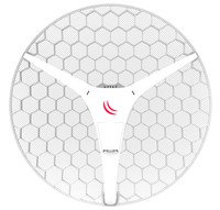 MIKROTIK MT RBLHG-5HPnD-XL LHG XL HP5 - 5GHz 802.11 a/n wireless dual polarization 27 dBi grid ant