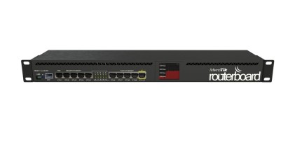 MIKROTIK RB2011UiAS-RM Router 5x RJ45 100Mb/s 5x RJ45 1000Mb/s 1x SFP 1x USB LCD