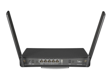 Mikrotik Router Wireless 5 Porte Gigabit Ethernet, Ram 256Mb, Cpu 716 Mhz