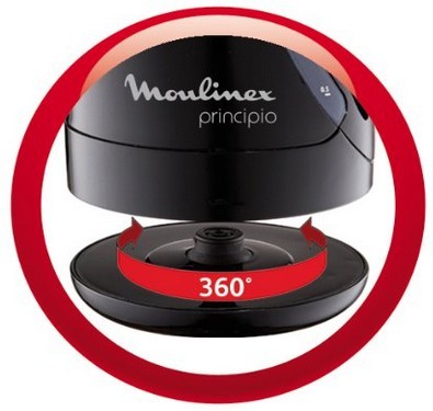 Bollitore Elettrico Moulinex Principio Nero By107815