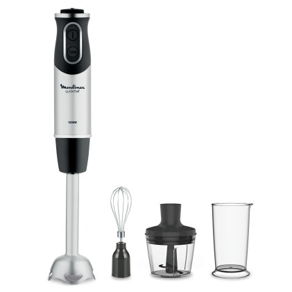 Frullatore Immersione Moulinex Quickchef 3 In 1 Silver - Black Dd6558 
