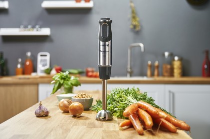 Frullatore Immersione Moulinex Quickchef 3 In 1 Silver - Black Dd6558 