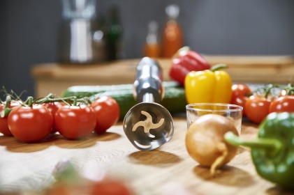 Frullatore Immersione Moulinex Quickchef 3 In 1 Silver - Black Dd6558 