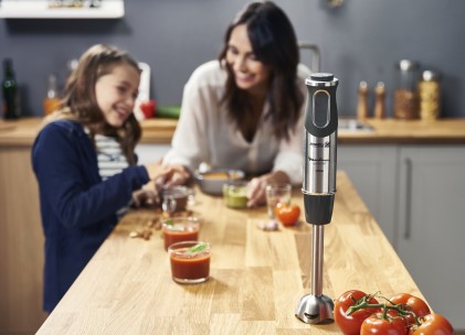 Frullatore Immersione Moulinex Quickchef 3 In 1 Silver - Black Dd6558 