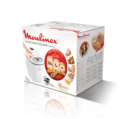Macchina Pane Moulinex Home Bread Baguette Bianco Ow6101
