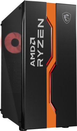 Msi Case Atx Mid-Tower Vampiric 011C, 6 Slot Hdd, 1X120Mm Rgb Fan Front, Black