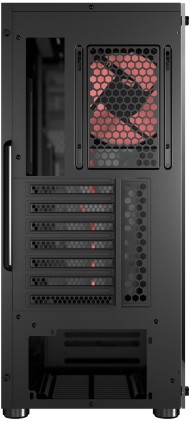 Msi Case Atx Mid-Tower Vampiric 011C, 6 Slot Hdd, 1X120Mm Rgb Fan Front, Black
