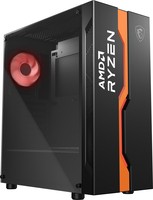 Msi Case Atx Mid-Tower Vampiric 011C, 6 Slot Hdd, 1X120Mm Rgb Fan Front, Black