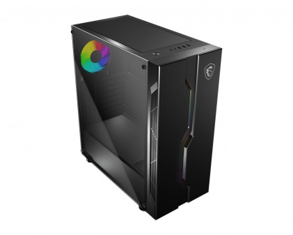 Msi Case Atx Mid-Tower Vampiric 010X, 7 Slot Hdd, Side Tempered Glass, 1X120Mm Argb Fan Front, Argb Led Front, Black