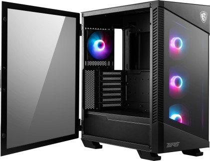 Msi Case Atx Mpg Velox 100R Mid-Tower 1Xvetro Temperato, 7 Slot Espansione, 2X3,5/4X2,5, 3X120Mm