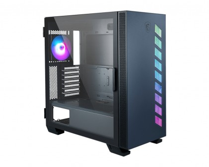 Msi Case Atx Mag Vampiric 300R Pacific Blue Mid-Tower 1Xvetro Temperato, 7 Slot Espansione, 2X3,5/