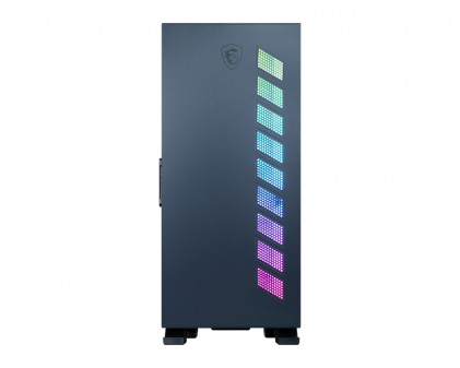 Msi Case Atx Mag Vampiric 300R Pacific Blue Mid-Tower 1Xvetro Temperato, 7 Slot Espansione, 2X3,5/