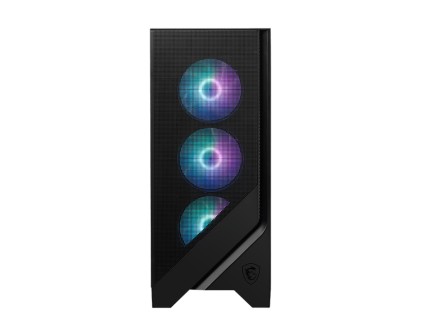 MSI MAG FORGE 320R AIRFLOW computer case Micro Tower Nero, Trasparente