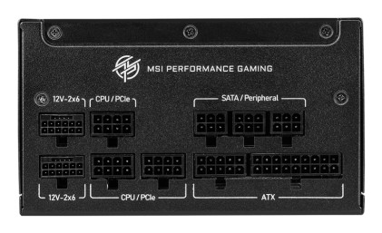 MSI MPG A850GS PCIE5 alimentatore per computer 850 W 24-pin ATX ATX Nero