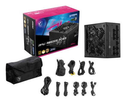 MSI MPG A850GS PCIE5 alimentatore per computer 850 W 24-pin ATX ATX Nero