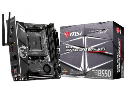 MSI MPG B550I Gaming Edge WiFi Presa AM4 mini ITX AMD B550