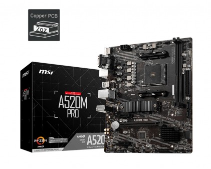 MSI A520M PRO Presa AM4 micro ATX AMD A520