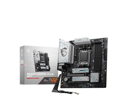 MSI B650M GAMING PLUS WIFI scheda madre AMD B650 Presa di corrente AM5 micro ATX