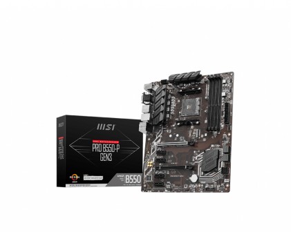 Msi Mb Amd Pro B550-P Gen3, 4Ddr4, 4Pci-E X1, 2Pci-E X16, 6Sata3, 1M2