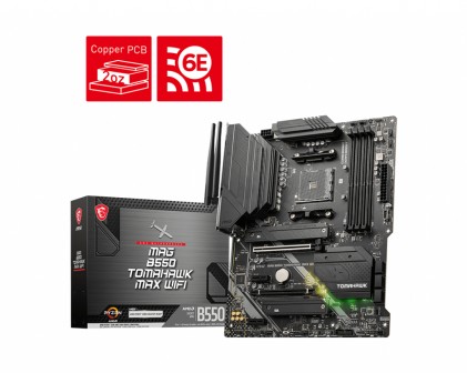Msi Mb Amd Mag B550 Tomahawk Max Wifi Am4 4Ddr4, 2M2, Sata3