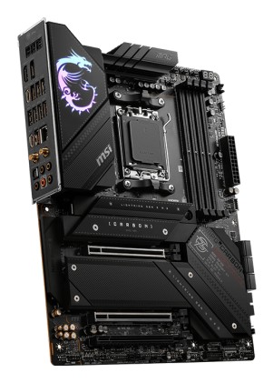 Msi Mb Amd X670, Mpg X670E Carbon Wifi, Am5, 4Ddr5, 3Pci-Ex16, 4M.2, 6Sata3, 1Usb3.2Gen2X2, 8Usb3.2