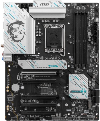 Msi Mb B760, B760 Gaming Plus Wifi Ddr4 Ddr4,B760,Lga1700,4Ddr4,5Pci-Ex16,3M.2,4Sata3.0,3Usb3.2 Gen2