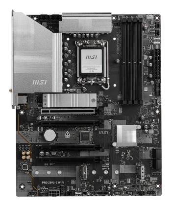 Msi Mb Pro Z890-S Wifi , Z890,Lga1851,4Ddr5,4Pci-Ex16,3M.2,1Usb 40G,2Usb 20G,8Usb 5G, 4Usb 2.0