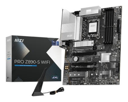 Msi Mb Pro Z890-S Wifi , Z890,Lga1851,4Ddr5,4Pci-Ex16,3M.2,1Usb 40G,2Usb 20G,8Usb 5G, 4Usb 2.0