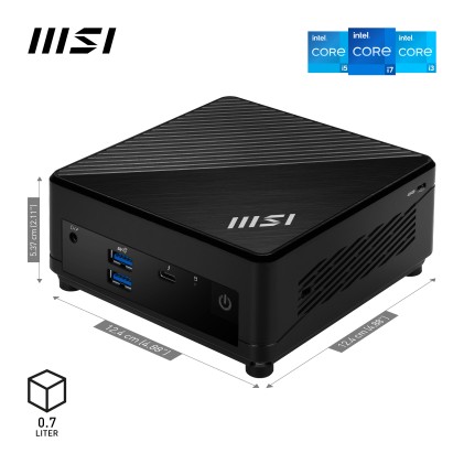 Msi Mini Pc Barebone Cubi 5 12M-003Beu I3-1215U