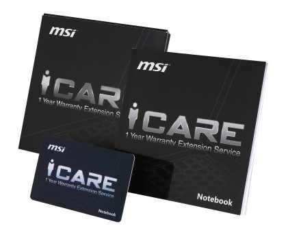 Msi Ntb 1 Year Warranty Extended Card