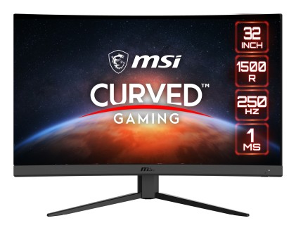Msi Monitor Curvo 31,5 16:9 Va 1500R, 1920X1080 (Fhd), 1Ms 250Hz