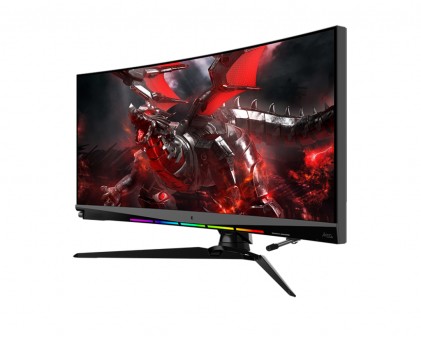 Msi Monitor Curvo 37,5 Led Ips 21:9 Wqhd, 1Ms 180Hz, 2300R, Dp/Hdmi, Multimediale, Rgb