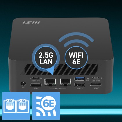 Msi Mini Pc Cubi Z Ai Ryzen 5 16Gb 512Gb Ssd Win 11 Pro