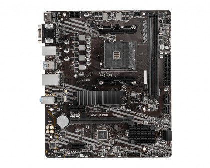 Msi Mb Amd A520M Pro Am4 2Ddr4, 1Pci-Ex16, 1M2, 4Sata3, 6Usb3