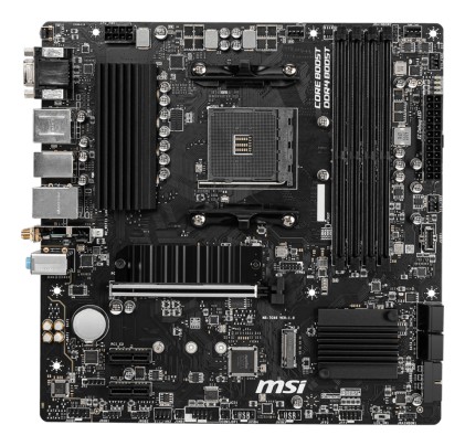 Msi Mb Amd B550M Pro-Vdh Wifi Am4, 4Ddr4, 1Pci-Ex16, 2Pci-Ex1, 2M2, 4Sata3 Matx